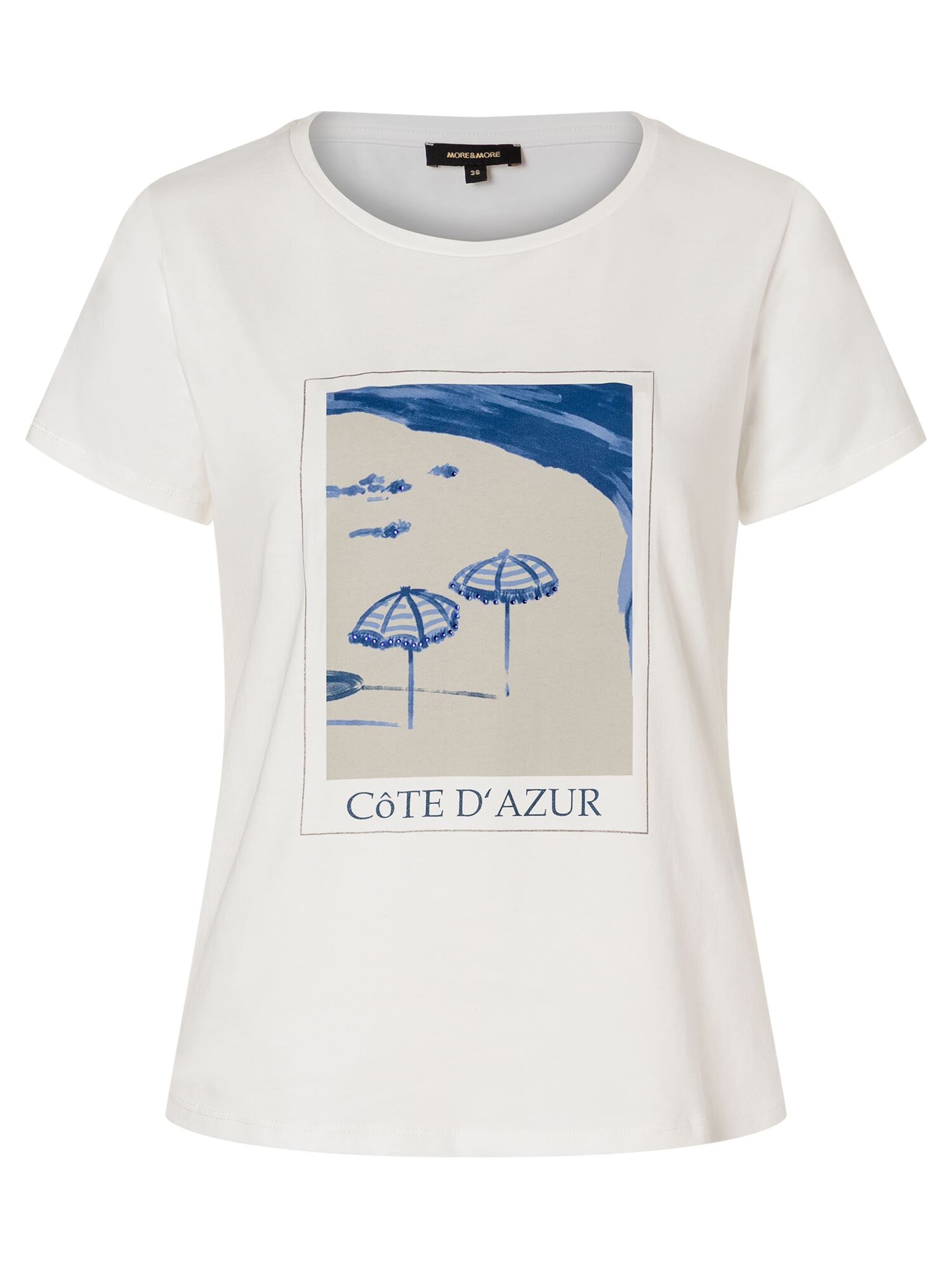 MORE & MORE Shirt in White: front