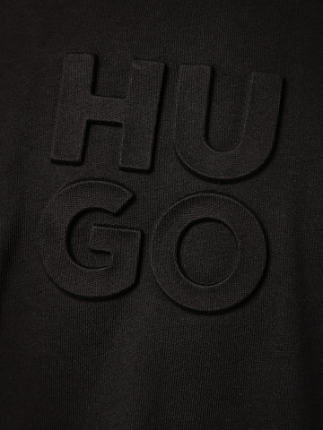 HUGO Red T-shirt 'Dleek' i svart