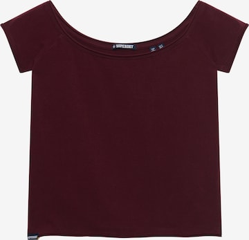 Superdry & Co Shirt 'Bardot' in Rood: voorkant