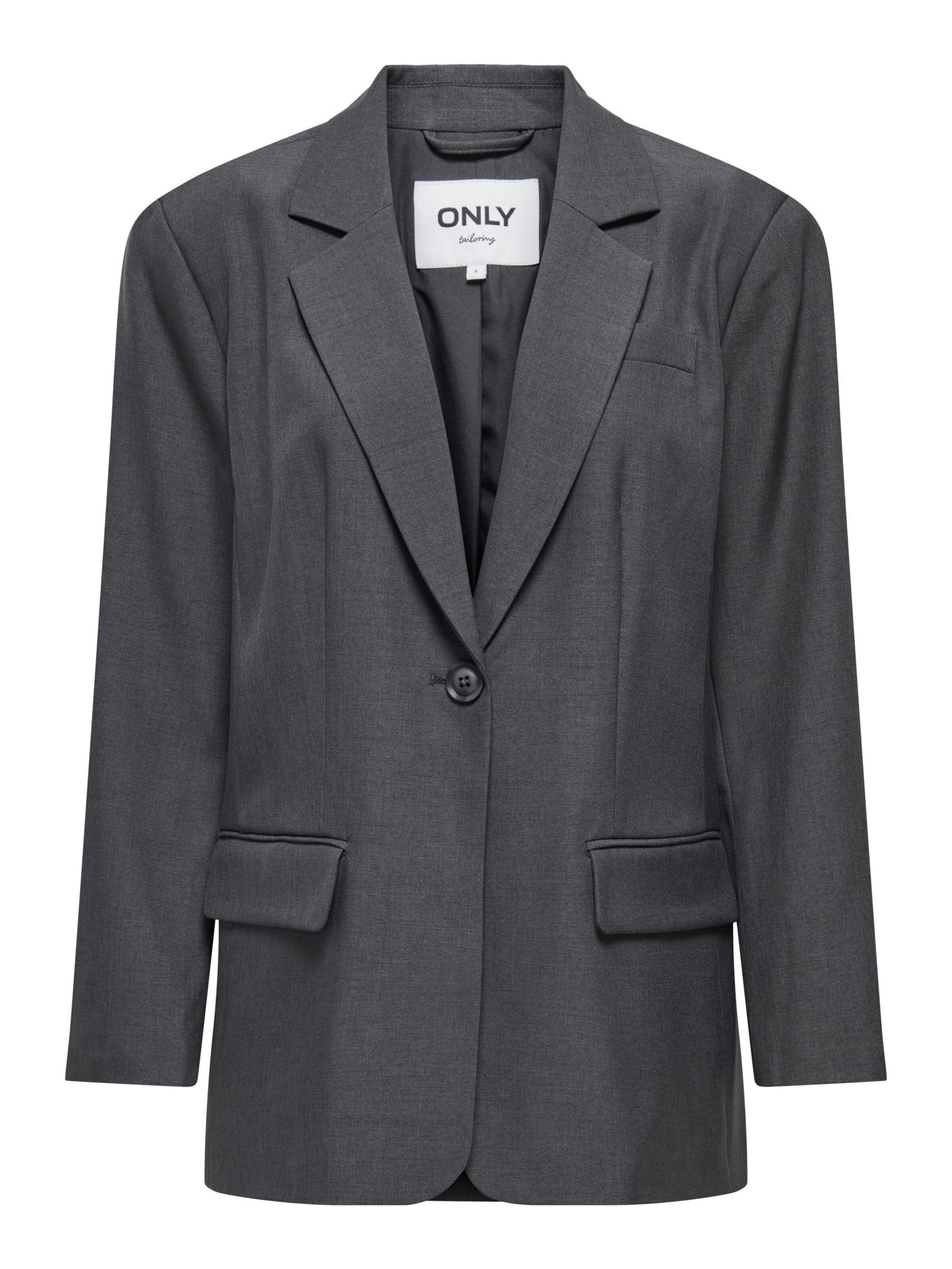 Blazer 'ONLLinda' di ONLY in grigio: frontale