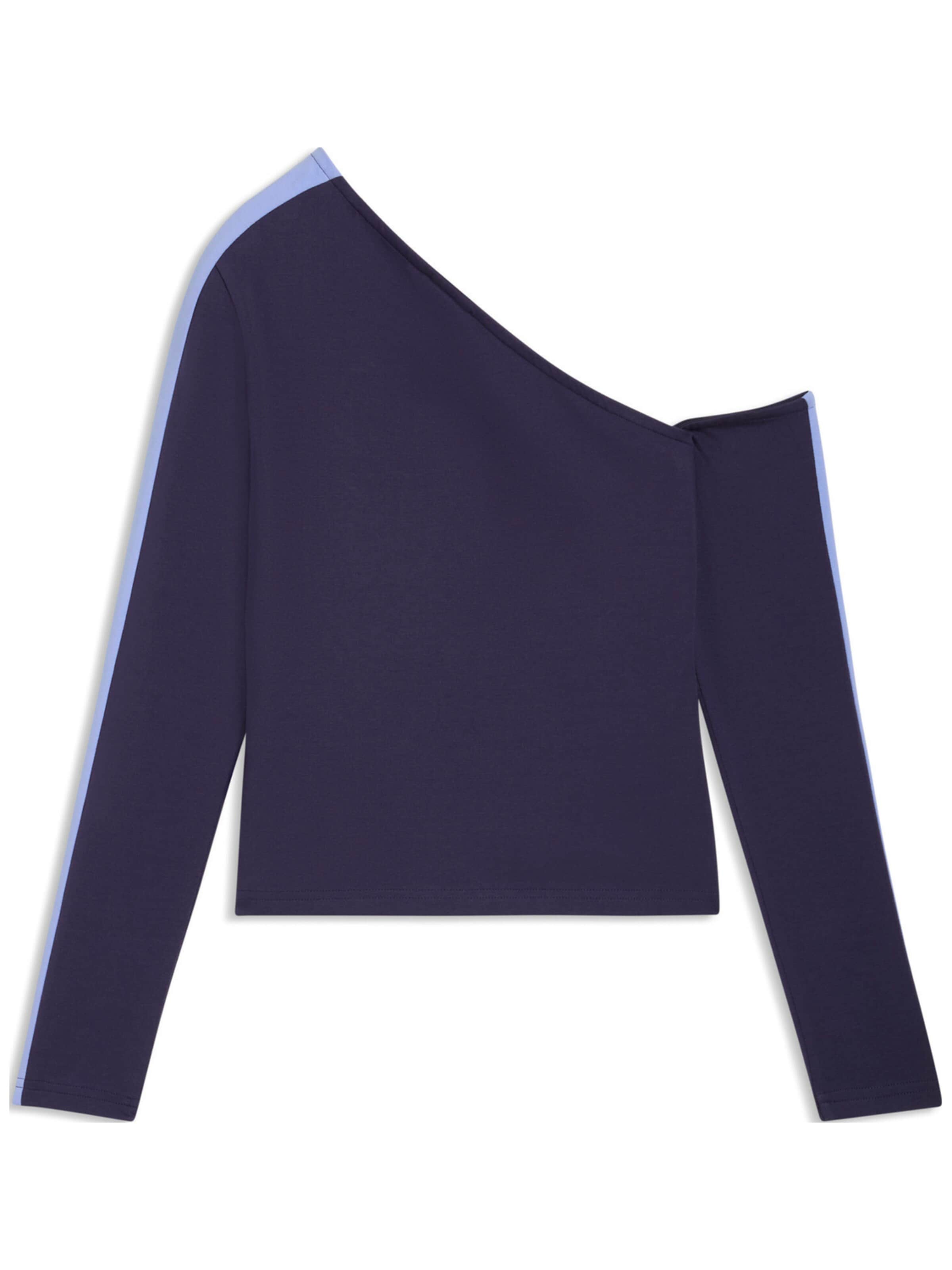 PUMA Blouse 'Puma T7 Asymmetric Longsleeve' in Blauw