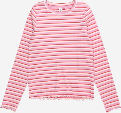 Vero Moda Girl Μπλουζάκι 'HELLE' σε ανοικτό ροζ / κόκκινο / λευκό, Άποψη προϊόντος