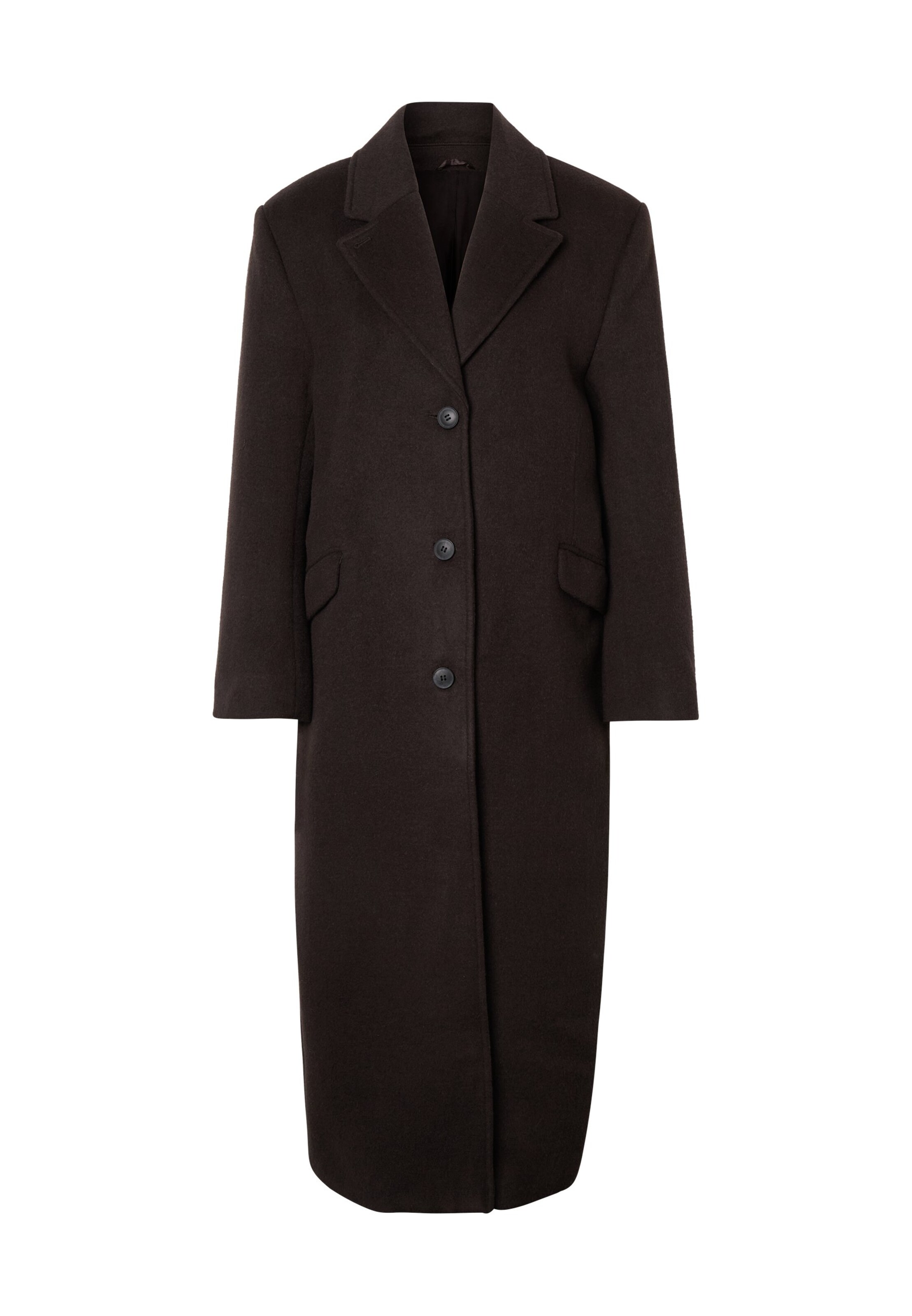 Manteau d’hiver 'Kite' WEEKDAY en marron : devant
