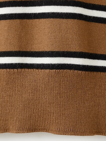 MANGO Sveter 'LUKO' - Hnedá