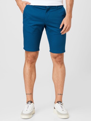 s.Oliver Slimfit Chino in Blauw: voorkant