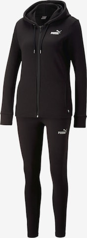 PUMA Tracksuit in Black: front