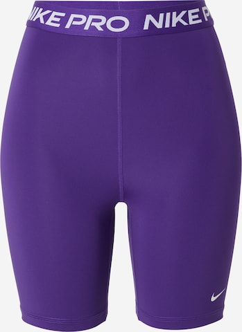 NIKE Workout Pants 'Pro 365' in Purple: front