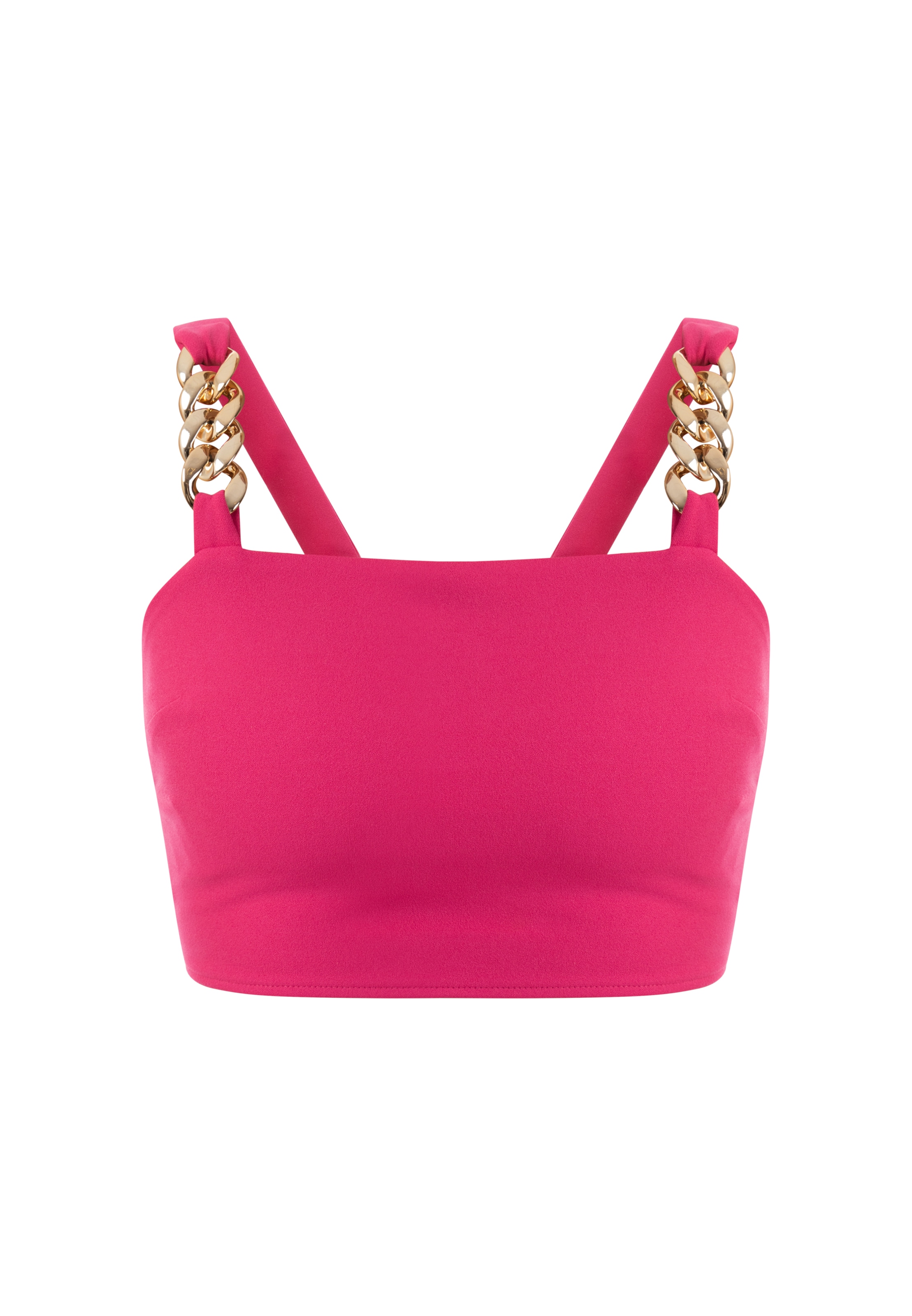 rožinė faina Palaidinė be rankovių: priekis