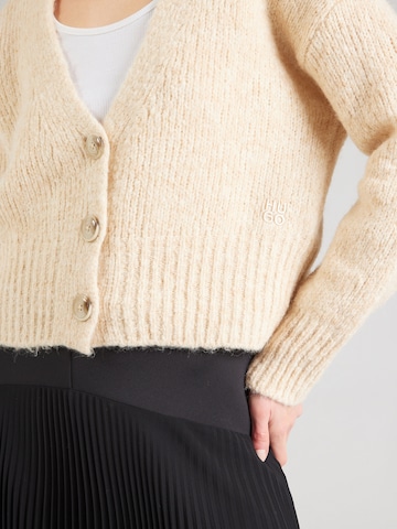 HUGO Cardigan 'Sebania' i beige