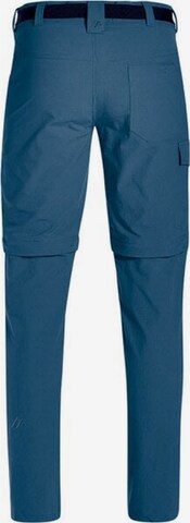 Maier Sports Regular Outdoor Pants 'Torid Slim Zip' in Blue