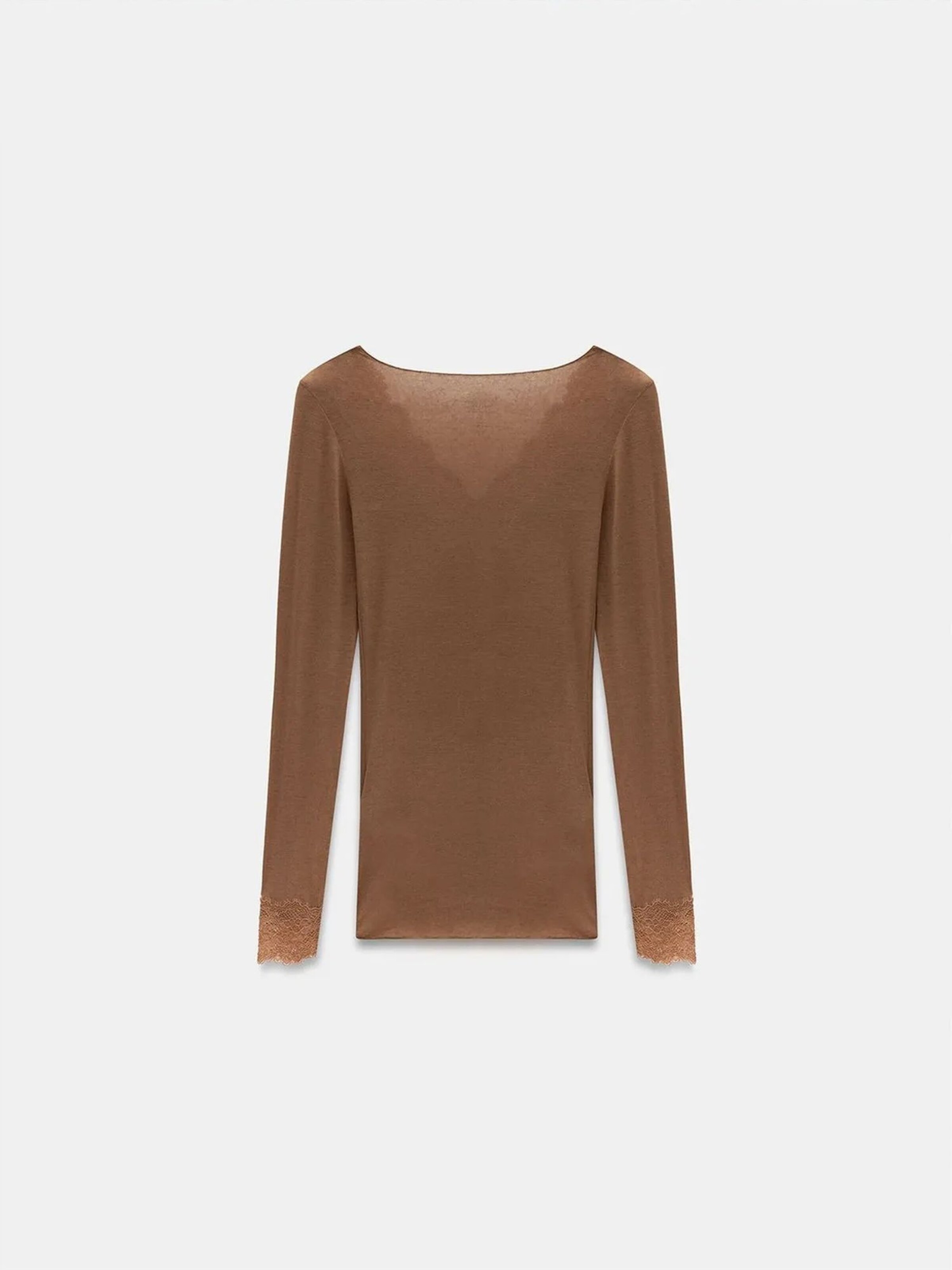 Dilvin - Blusa em castanho