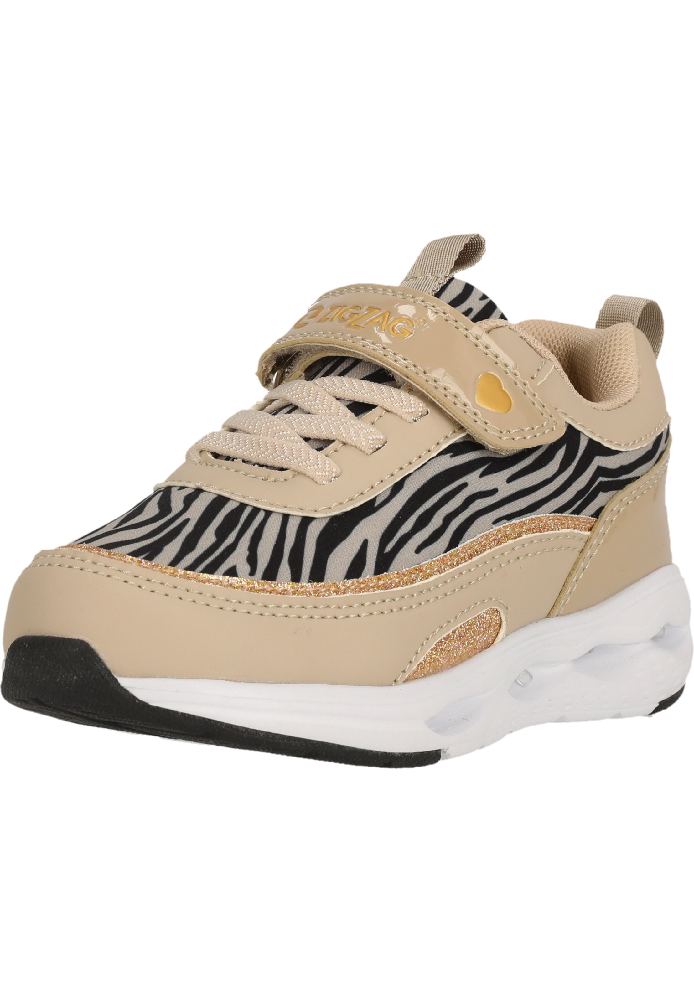 ZigZag Sneaker 'Inigo' in Beige: Vorderseite