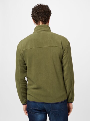 BLEND Fleece jas in Groen