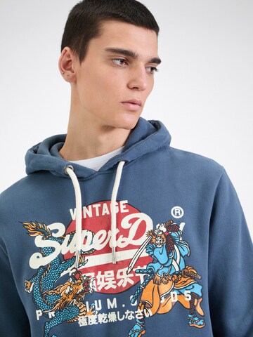 Sweat-shirt 'Tokyo' Superdry en bleu