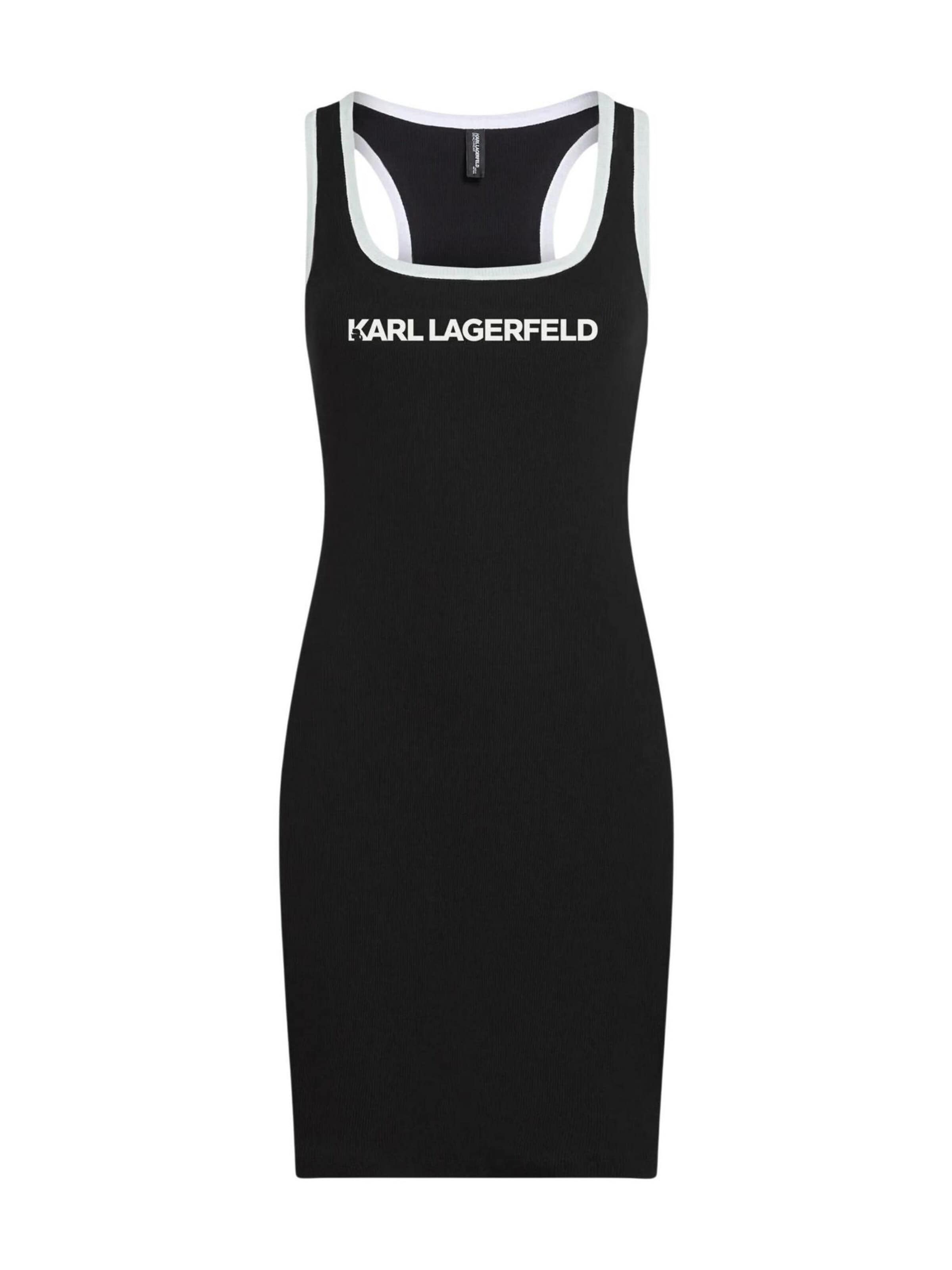 Abito 'Essential Logo Beach B2W46087' di KARL LAGERFELD JEANS in nero