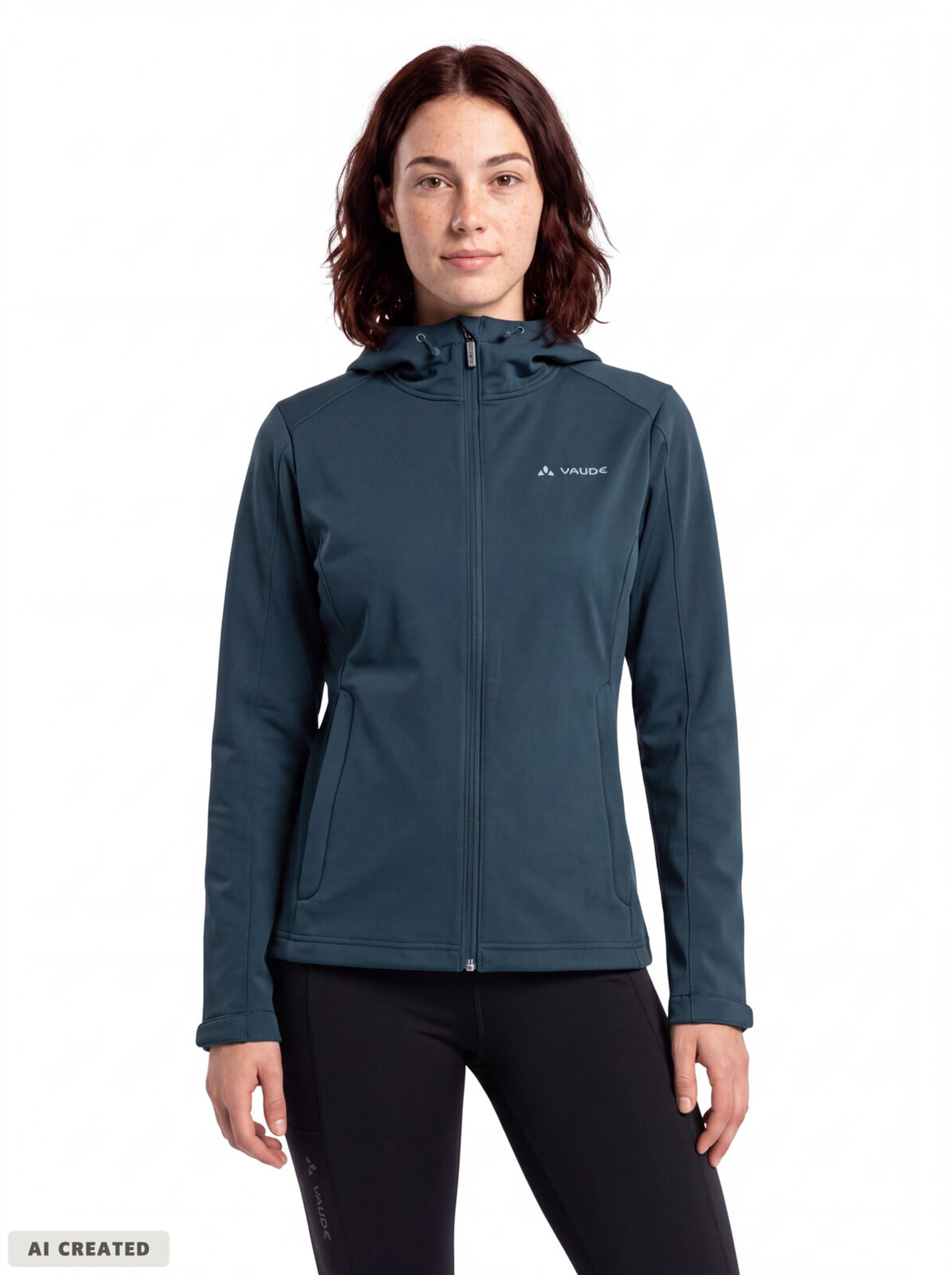 VAUDE Tussenjas in Blauw: voorkant
