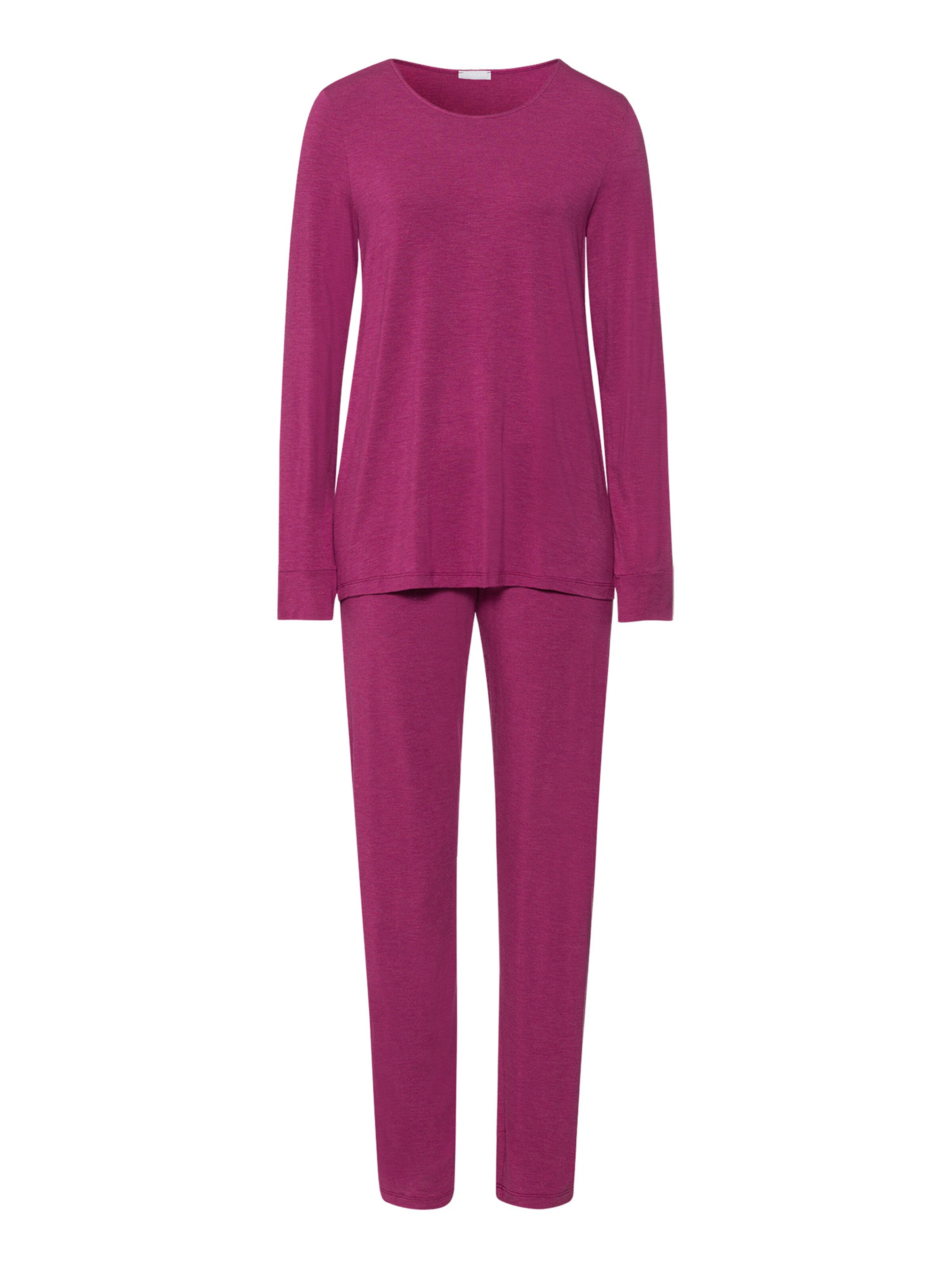 Pyjama ' Natural Elegance ' Hanro en rouge : devant