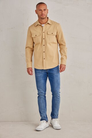 JOHN DEVIN Regular Fit Jacke in Braun