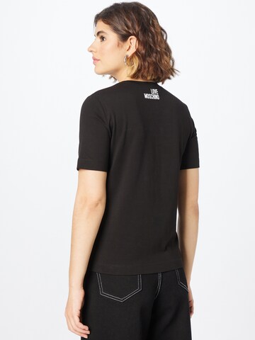 Love Moschino T-Shirt in Schwarz