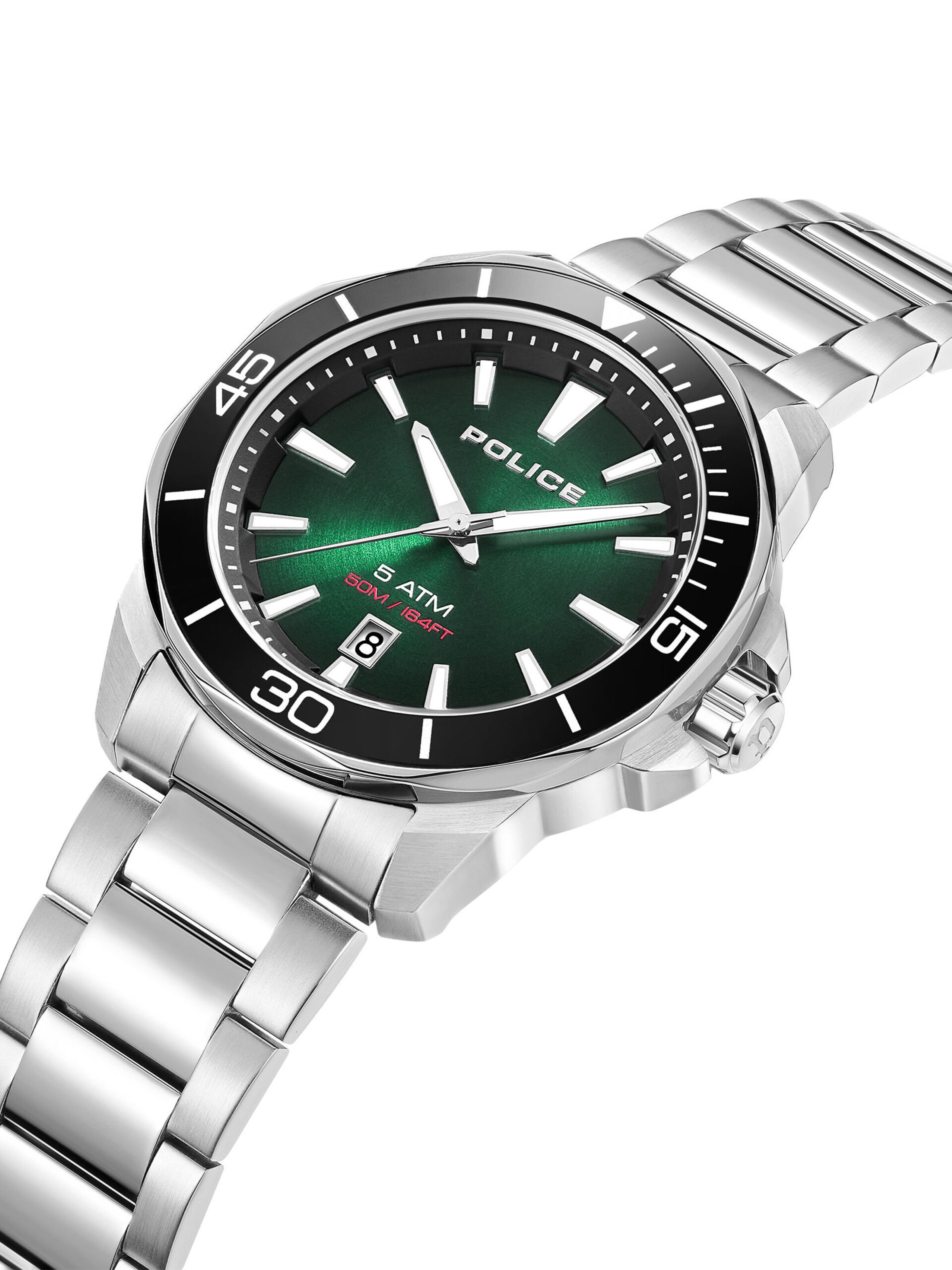 POLICE Analog watch 'Thornton' in Silver