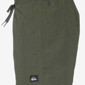 QUIKSILVER Athletic Swim Trunks 'Everyday Delux' in Green