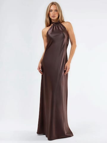 Robe de soirée Hiccup en marron