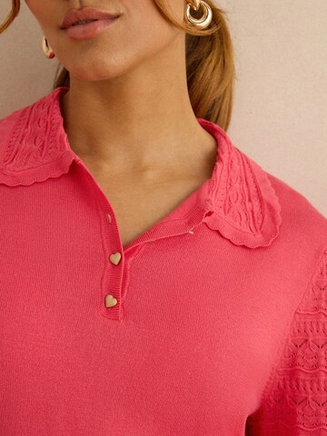 love & roses Tröja i rosa