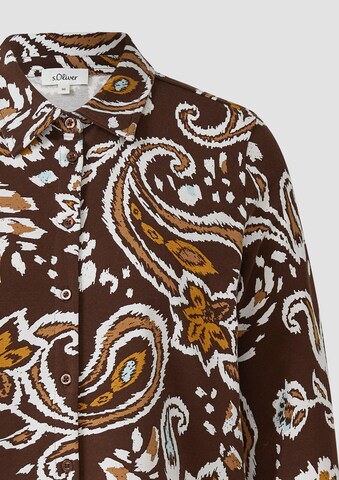 Chemisier s.Oliver en marron