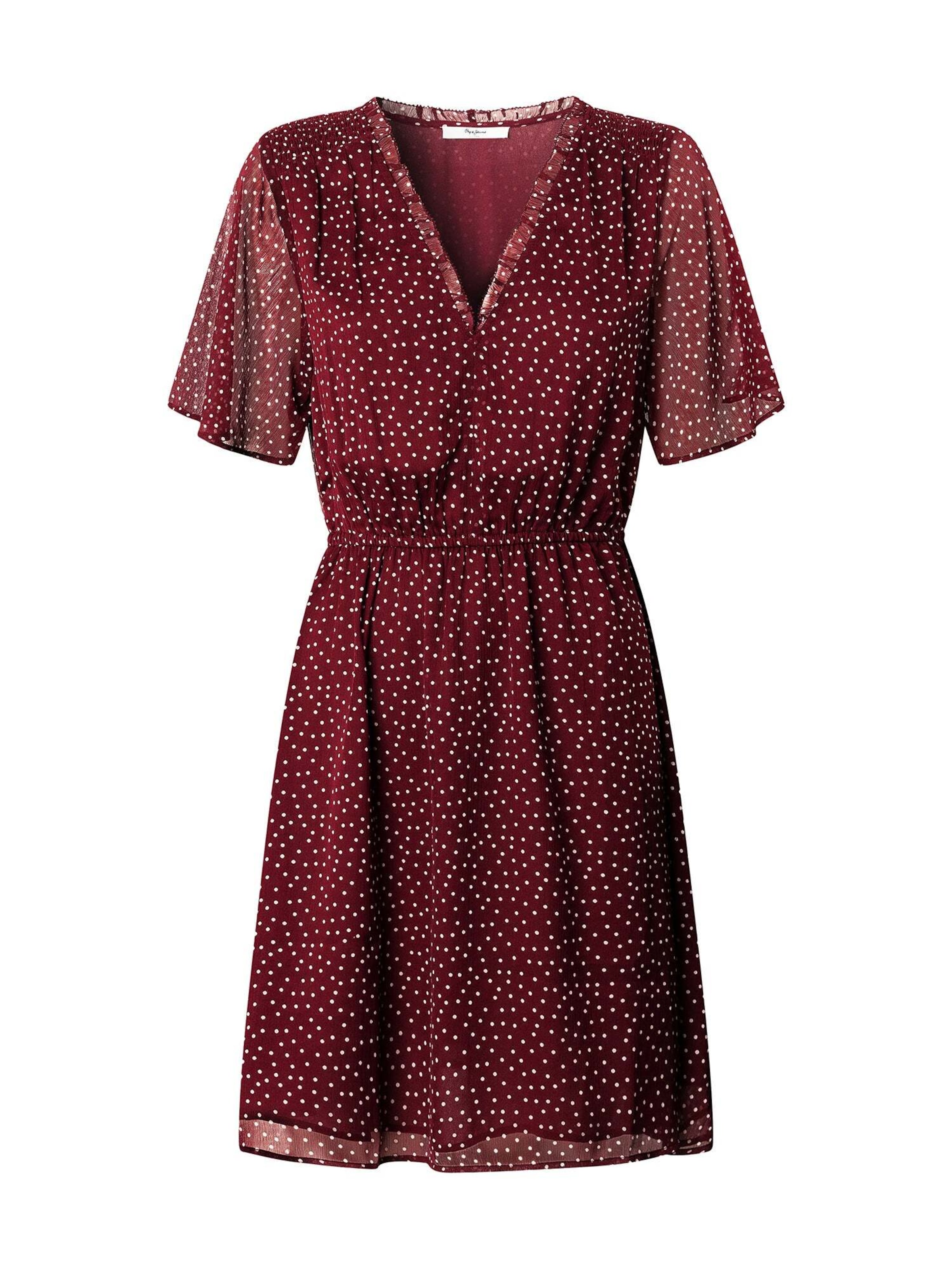 Pepe Jeans Jurk 'MARIUS' in Rood: voorkant