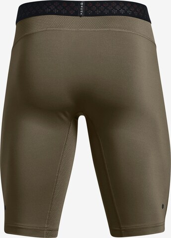 UNDER ARMOUR Skinny Workout Pants 'Rush' in Green
