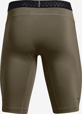 UNDER ARMOUR Skinny Workout Pants 'Rush' in Green