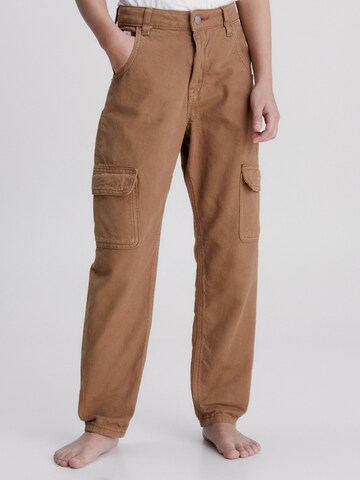 Calvin Klein Jeans Loose fit Jeans in Brown: front