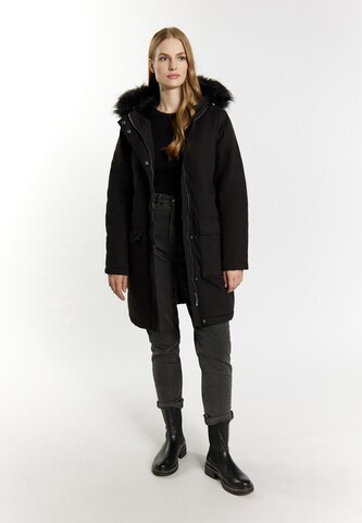 DreiMaster Vintage Winterparka in Zwart