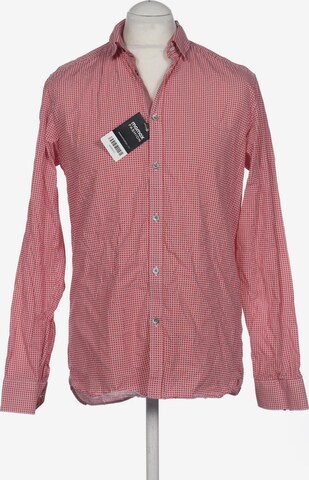 Ted Baker Button Up Shirt in L-XL in Red: front
