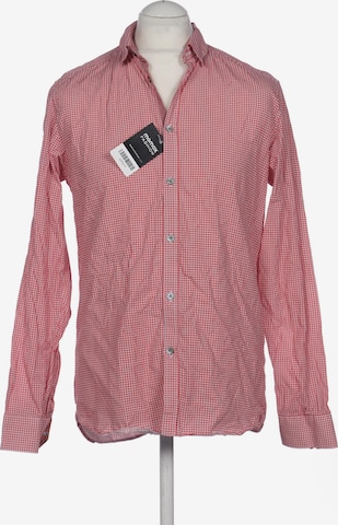 Ted Baker Button Up Shirt in L-XL in Red: front