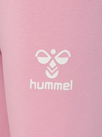 Hummel - Skinny Calças de desporto 'Onze' em rosa