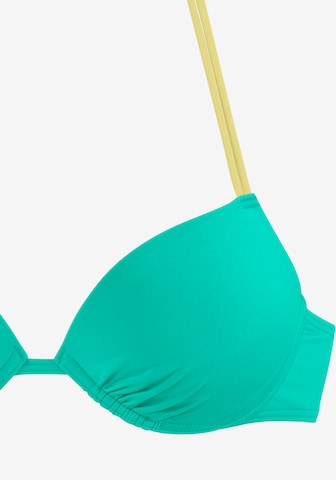 VENICE BEACH T-shirt Bikini Top in Green