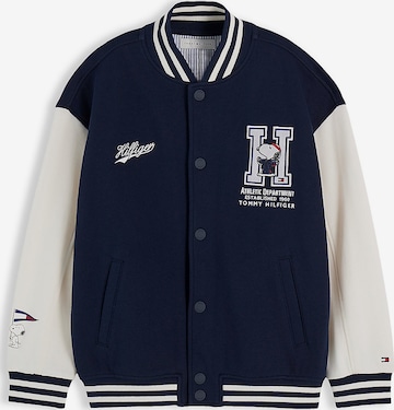 TOMMY HILFIGER Välikausitakki 'PEANUTS' värissä sininen: etupuoli