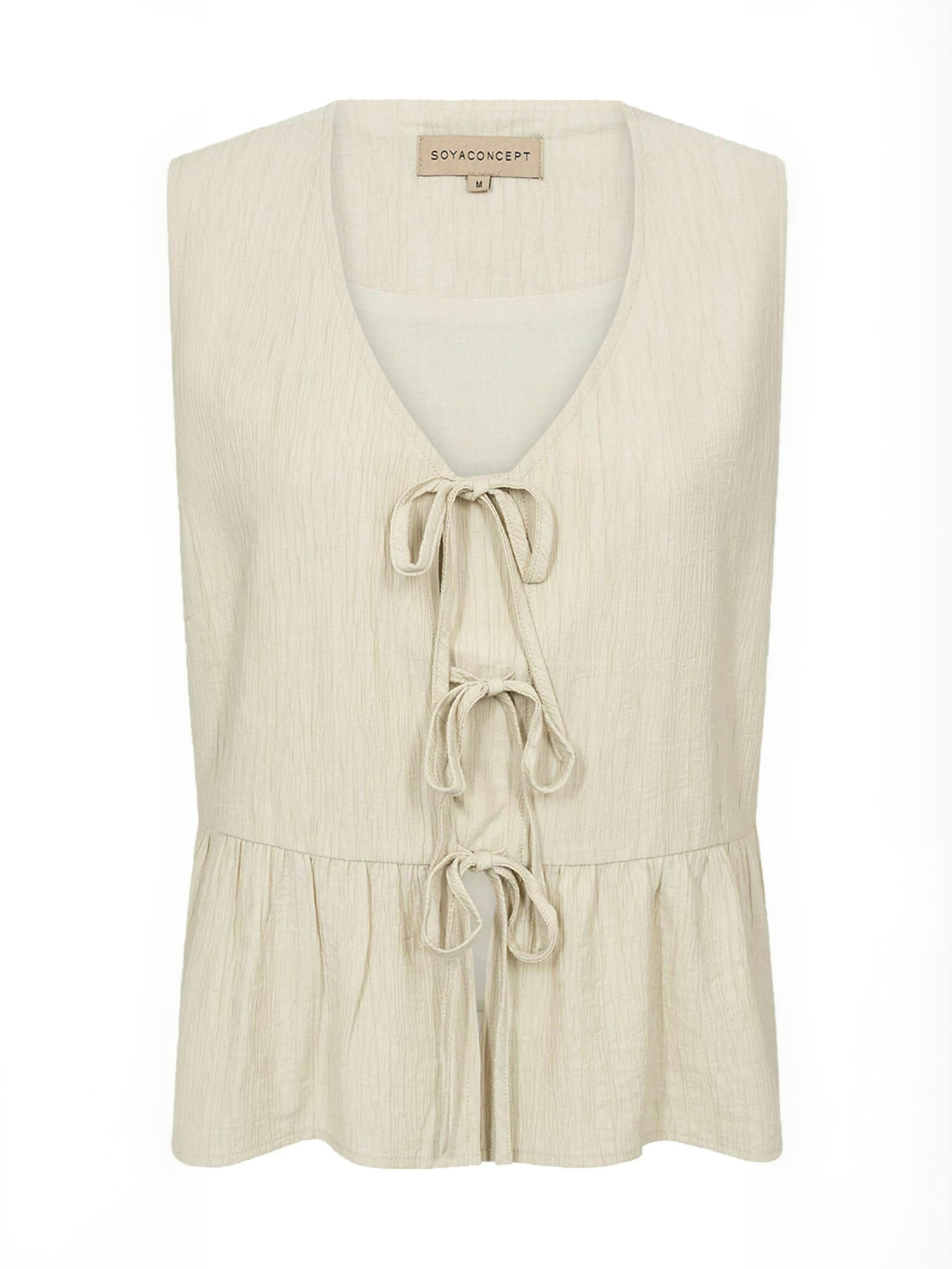Soyaconcept - Top ' SC-FABRINA ' en beige: frente