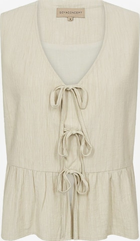 Soyaconcept - Top ' SC-FABRINA ' en beige: frente