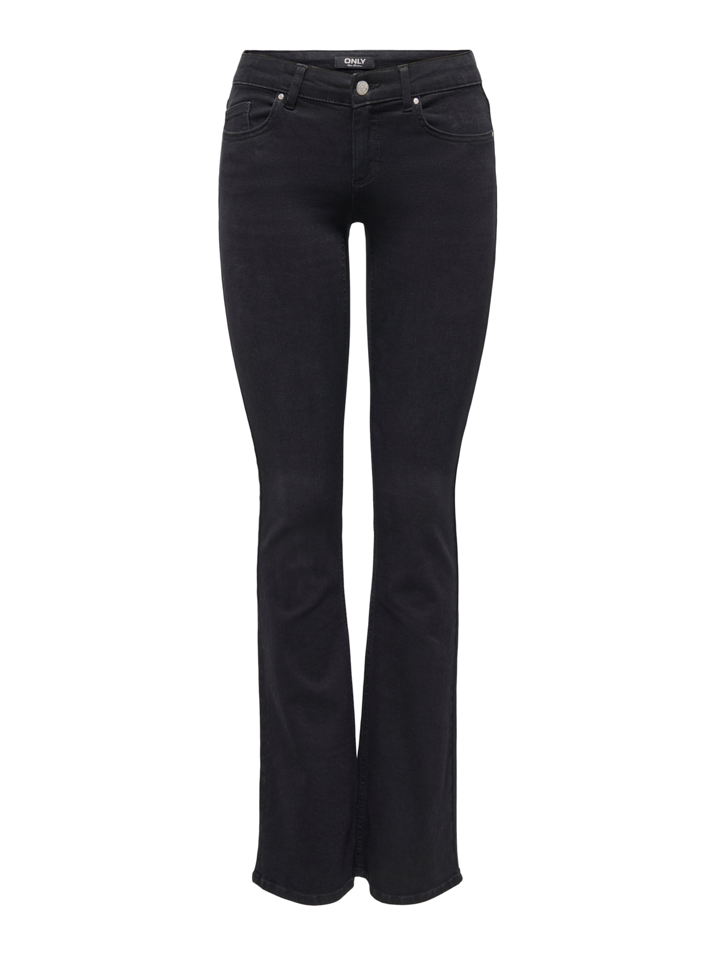 évasé Jean 'ONLBLUSH' ONLY en noir : devant