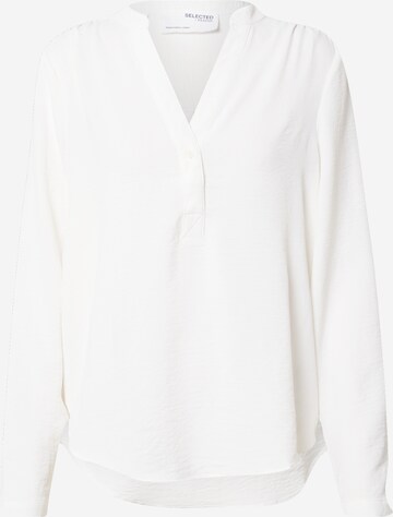 Camicia da donna 'MIVIA' di SELECTED FEMME in bianco: frontale