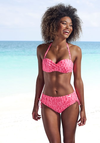 Elbsand Bandeau Bikinitop in Orange: Vorderseite