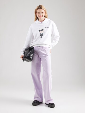 Sweat-shirt Karl Lagerfeld en blanc