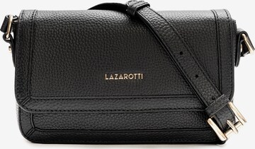 Sac à bandoulière 'Bologna Leather' Lazarotti en noir : devant