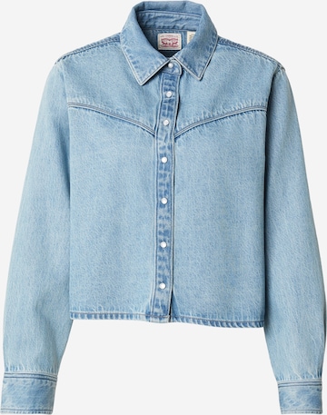 LEVI'S ®Prijelazna jakna 'Logan Shacket' - plava boja: prednji dio