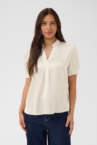 SAINT TROPEZ Bluse 'Panan' in Weiß: Vorderseite