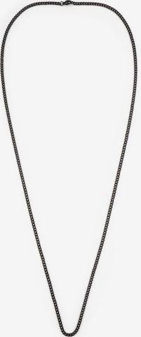 Akitsune Necklace 'Fibra' in Black: front
