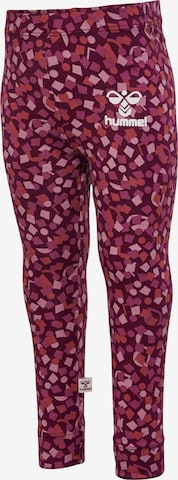 Hummel Skinny Leggings 'Confetti' in Rood