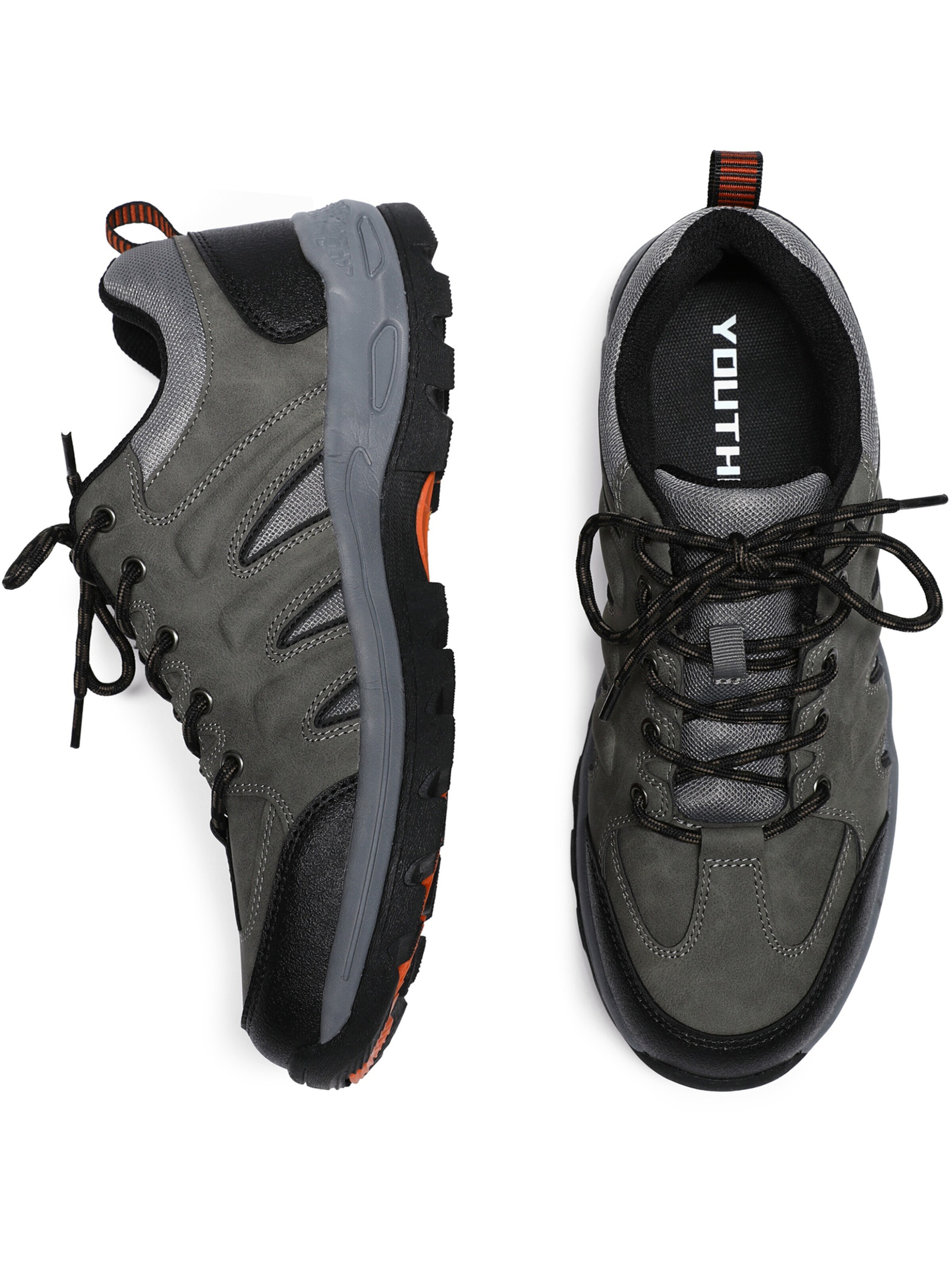 YOUTHUP Athletic Shoes 'Zehenkappe' in Grey